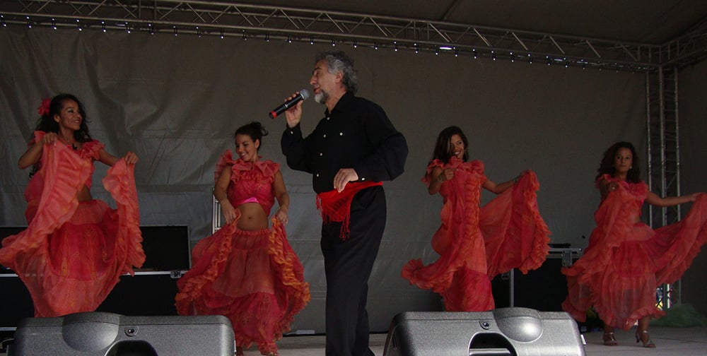 Cubaanse zanger feest